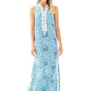 Lilly Pulitzer Jane Maxi Dress Size 6 Blue NWT